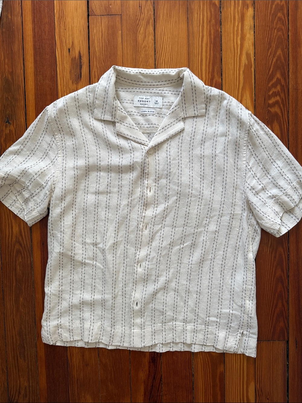 Abercrombie short sleeve linen shirt